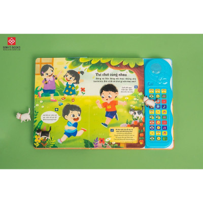 Sách Âm Thanh - Bé Học Nói Phiên Bản Đặc Biệt Với 30 Nút Bấm Cho Bé 0 - 6 Tuổi - Đinh Tị Books