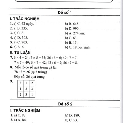 Sách tham khảo_Bộ Đề Kiểm Tra Môn Toán Lớp 3 (Dùng Kèm SGK Kết Nối)_HA	