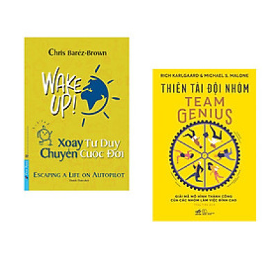Combo 2 cuốn sách: Xoay Tư Duy Chuyển Cuộc Đời + Thiên tài đội nhóm