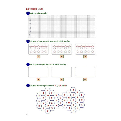 Sách Màu - Phiếu Bài Tập Cuối Tuần Toán Lớp 1 - Biên Soạn Theo Chương Trình Mới - Khang Việt Book