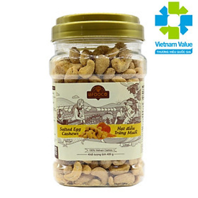 Hạt điều trứng muối LAFOOCO Salted Egg Cashews hủ 400g