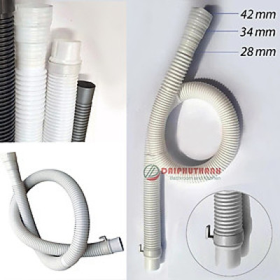 Ống Nối Dài Xi Phông Chậu Rửa Chén Máy Giặt Dài 1m Đến 1m4 - Phụ kiện xi phông chậu rửa chén