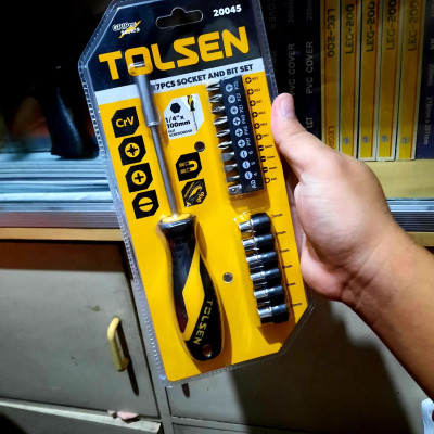 BỘ TUA VÍT ĐỔI ĐẦU 17 MÓN TOLSEN 20045 - HÀNG CHÍNH HÃNG