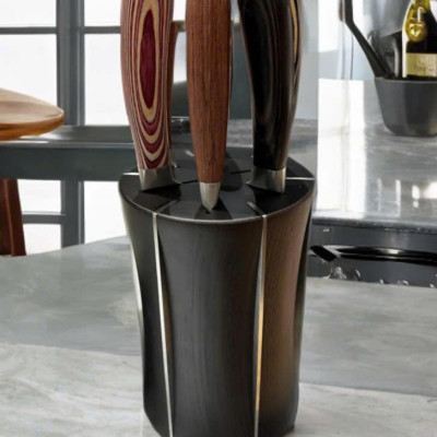 Bộ 6 dao LA CÔTE + đốc gỗ cao cấp hàng chính hãng