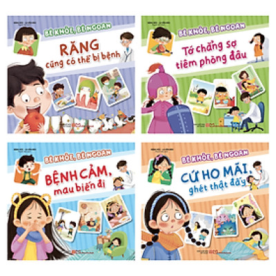 Combo Bé Khỏe, Bé Ngoan (4 Cuốn)