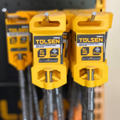 MŨI KHOAN BÊ TÔNG X-tip ( CÔNG NGHIỆP ) TOLSEN TỪ (6X110mm - 25x450mm) - HÀNG CHÍNH HÃNG