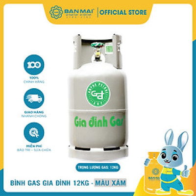 Bình gas Gia Đình Màu Xám 12kg