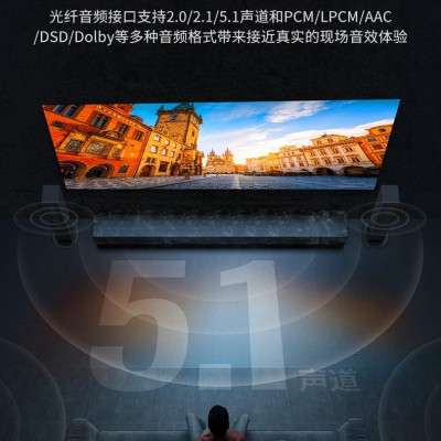 Ugreen UG60649CM531TK 4K @ 30Hz Bộ chia âm thanh hình ảnh HDMI với cổng quang OPTICAL + 3.5mm - HÀNG CHÍNH HÃNG