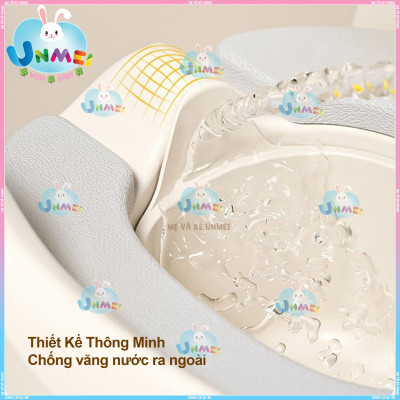 Bệ Lót Thu Nhỏ Bồn Cầu 3in1 Có Cầu thang Gấp Gọn Hỗ Trợ Ngồi Bô trong Phòng cho Bé Nhỏ