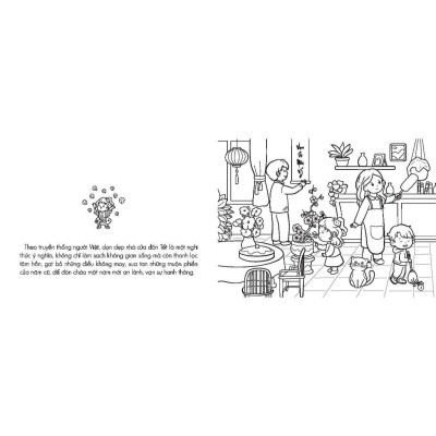 Sách Tô Màu - Baby Three 12 Con Giáp ở Vương Quốc Ngọt Ngào + Tết Và Lễ Hội Truyền Thống Việt Nam - Combo 2 Cuốn - Minh Thắng