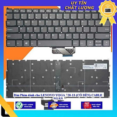 Bàn Phím dùng cho LENOVO YOGA 720-13 (CÓ ĐÈN) CABLE NGẮN - Hàng Nhập Khẩu New Seal