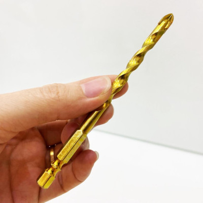 (HỘP 10 MŨI) MŨI KHOAN KÍNH - GẠCH MEN 4 CẠNH, CHÂN LỤC GIÁC MKKGM- 8117 đường kính phi 8mm