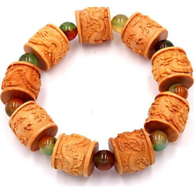 Chuỗi tay trụ rồng gỗ hoàng đàn TRVCT10