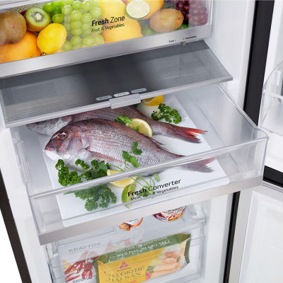 Tủ lạnh LG Inverter 340 lít  InstaView LBB33BLMAI - Hàng Chính Hãng 