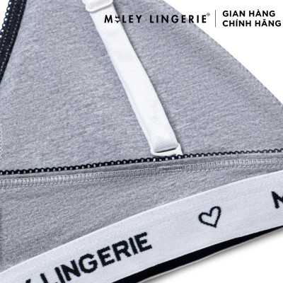 Áo Ngực Mút Mỏng Thời Trang Thể Thao Lưng Logo Chất Vải Cotton Thiên Nhiên BeingMe Miley Lingerie