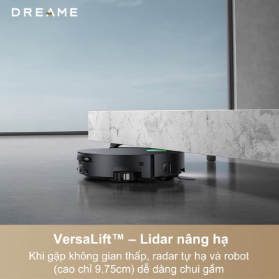 Robot Hút Bụi Lau Nhà Dreame Aqua 10 Pro Track 25.000 Pa, Sấy Nóng 100 Độ - Hàng Chính Hãng