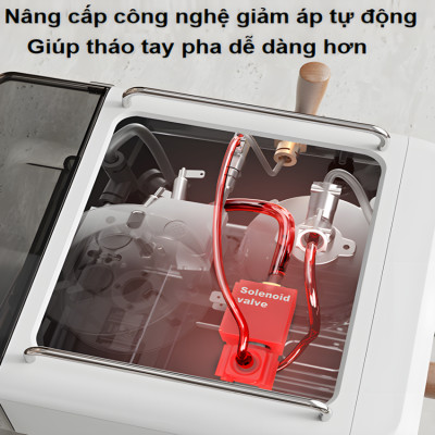 Máy pha cà phê Espresso chuyên nghiệp thương hiệu Mỹ cao cấp HiBREW H10 Plus - Hàng Nhập Khẩu