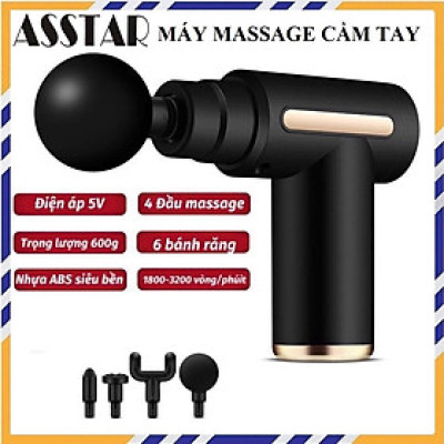 Máy Massage KH-320 Chính Hãng ASSTAR 4 Đầu 6 Chế Độ Tiện Lợi Công Suất Mạnh 25W (Massage Toàn Thân, Cổ, Vai, Gáy, Chân,...)