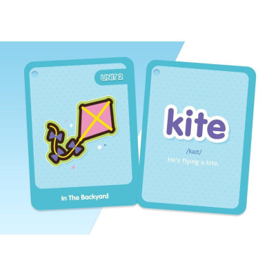 Sách Flashcard - Vui Học Tiếng Anh - Nghe Và Học Phát Âm Chuẩn Từ Vựng Tiếng Anh Lớp 2 - Megabook