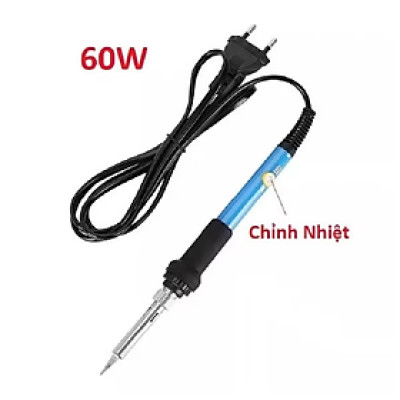 Mỏ hàn thiếc chỉnh nhiệt  tặng kèm 5 mũi hàn 