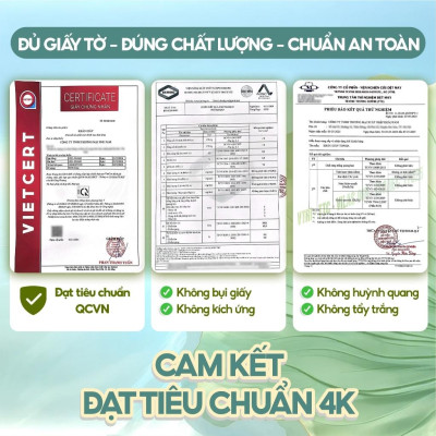 Khăn giấy Top Gia treo tường Sắc Việt, siêu mềm mịn, an toàn cho da, bịch 1280 tờ