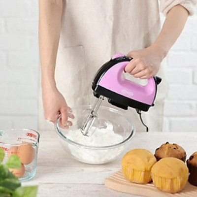 Máy đánh trứng cầm tay Lala Cute 120W - Màu tím - Hàng nhập khẩu Nhật Bản