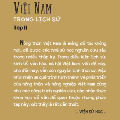 Nông Thôn Việt Nam Trong Lịch Sử Tập II