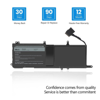 Pin Tương Thích Cho Laptop Dell Alienware 15 R3 R4 9Njm1 4 Cell Alienware 15 R3 R4 Alienware 17 R4 44T2R TEEMO PC TEBAT769 Hàng Nhập Khẩu