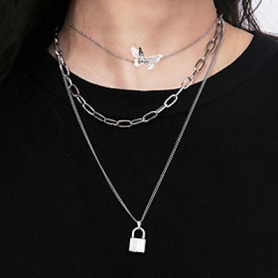 Dây chuyền cánh bướm 3D 3 lớpđộc lạ chất