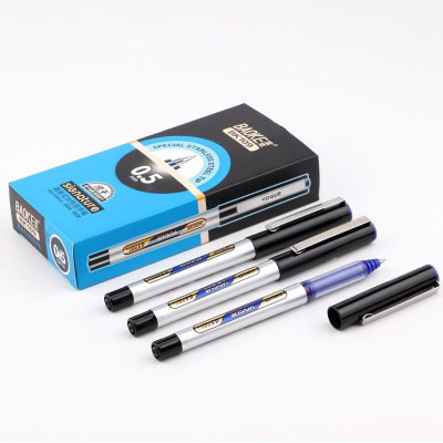 Hộp 12 Cây Bút Ký Tên Mực Nước Lỏng 0.5MM 3 Màu BAOKE/BK109