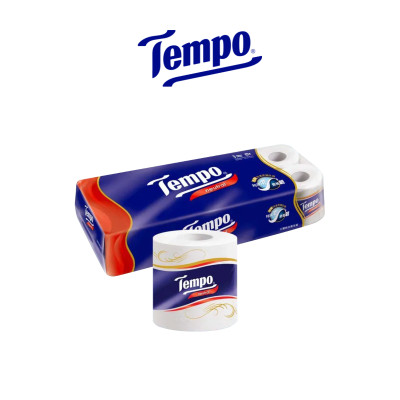 Lốc 10 Cuộn Giấy Vệ Sinh Tempo - Không mùi