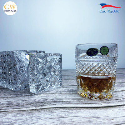Bộ Bình Rượu Whisky Pha Lê Tiệp Crystal Bohemia Madison Cao Cấp