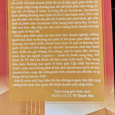 Vận dụng điều kiện thương mại quốc tế hiệu quả - Cập nhật INCOTERMS 2020