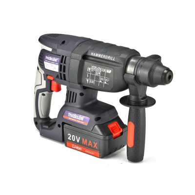 MÁY KHOAN BÊ TÔNG PIN 20V (1.2J) KHÔNG CHỔI THAN MAKUTE CHD001 - HÀNG CHÍNH HÃNG
