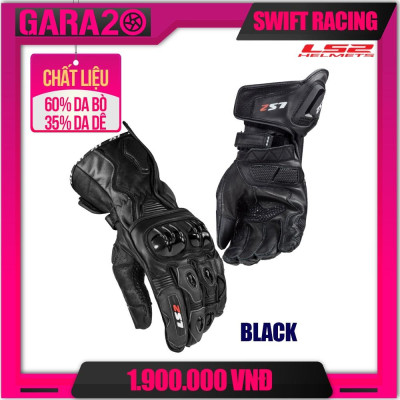 Găng Tay Bảo Hộ Lái Moto, Xe Máy LS2 Swift Racing V2 - GARA20