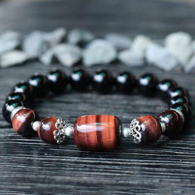 Vòng tay đá thiên nhiên phối lu thống size hạt 8mm - Ngọc Quý Gemstones