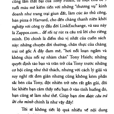 Tỷ Phú Bán Giày (Tái Bản) - Tony Hsieh
