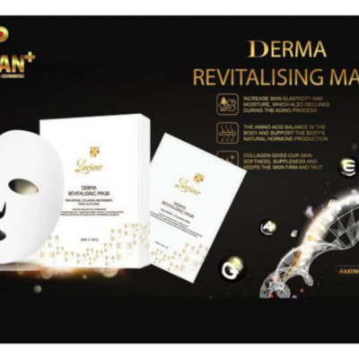 Hộp 10 gói mặt nạ dưỡng da tế bào gốc, chiết xuất từ nhụy hoa nghệ tây Larian+ (LARIAN DERMA REVITALISING MASK)