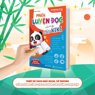 Sách - Phiếu Luyện Đọc Cùng Gấu Kiki - Megabook
