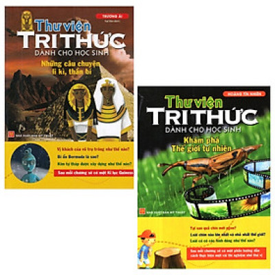 Combo Thư Viện Tri Thức Dành Cho Học Sinh (Bộ 2 Cuốn)
