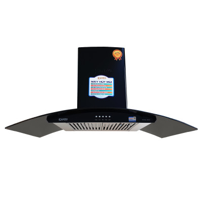 Hút mùi kính cong 900mm Kanzo KZ-BL-90HD - Bảo hành điện tử 2 năm - Hàng chính hãng