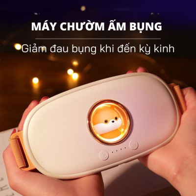 ￼Máy massage đau bụng kinh M28, Có hộp quà tặng, Giảm đau bụng cho phụ nữ đến kì, Chườm nóng, Hỗ trợ chăm sóc sức khỏe