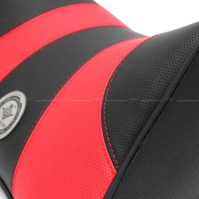 Gối Tựa Đầu Cao Su Non Bọc Da CIND G003 Màu Đen Đỏ