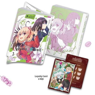 Sách - Lycoris Recoil - Tuyển Tập Ngoại Truyện “Tiếp Nối” - Tập 1 - Bản Đặc Biệt - Tặng Kèm Loyalty Card