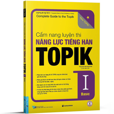 Sách - Cẩm Nang Luyện Thi Năng Lực Tiếng Hàn TOPIK I Basic