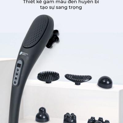 Máy Massage Cầm Tay Buheung Korea MK-301 Với 15 Chế Độ Massage, Pin Tiện Lợi, BH chính hãng 12 tháng