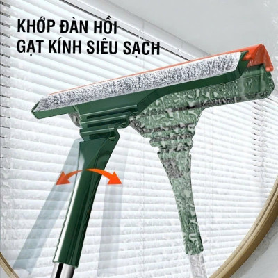 Cây lau kính, gạt chùi kính đa năng 2 đầu trong 1