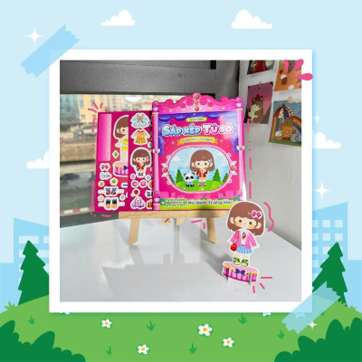 Sách - Trò Chơi Sắp Xếp Tủ Đồ Cùng Mika Xinh Đẹp - Thời Trang Và Phụ Kiện Nữ Sinh Trung Học- Bóc Dán 80+ Sticker Cho Bé Gái - Megabook