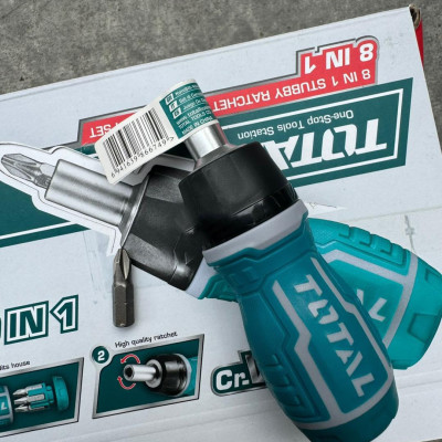 BỘ TUA VÍT 8 TRONG 1 (TAY VẶN XOAY CHIỀU) TOTAL TACSDS1726 - HÀNG CHÍNH HÃNG