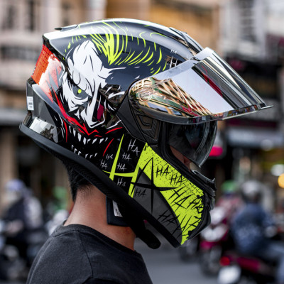 Mũ Bảo Hiểm Fullface Hai Kính YOHE 981